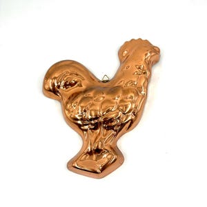 Vintage Copper Mold | Rooster Copper Wall Decor | Rustic Kitchen Decor | Cottage Core Aesthetic