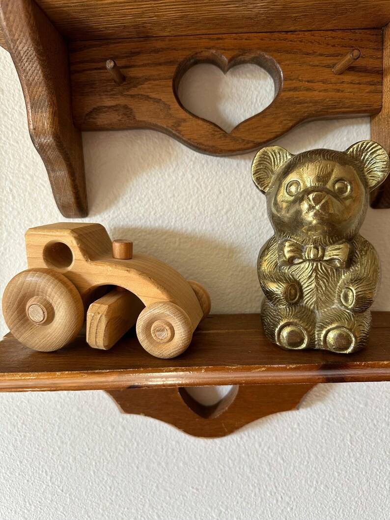 Vintage Nursery Decor Set Rustic Baby Room Decor Shelf & Knickknacks