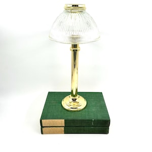 Vintage Candlestick Holder | Partylite Glass Candlestick Holder Fairy Lamp