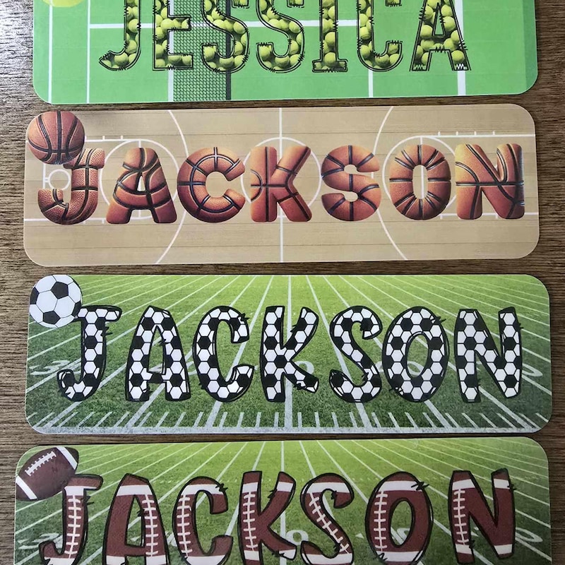 Bookmarks Soccer - Etsy