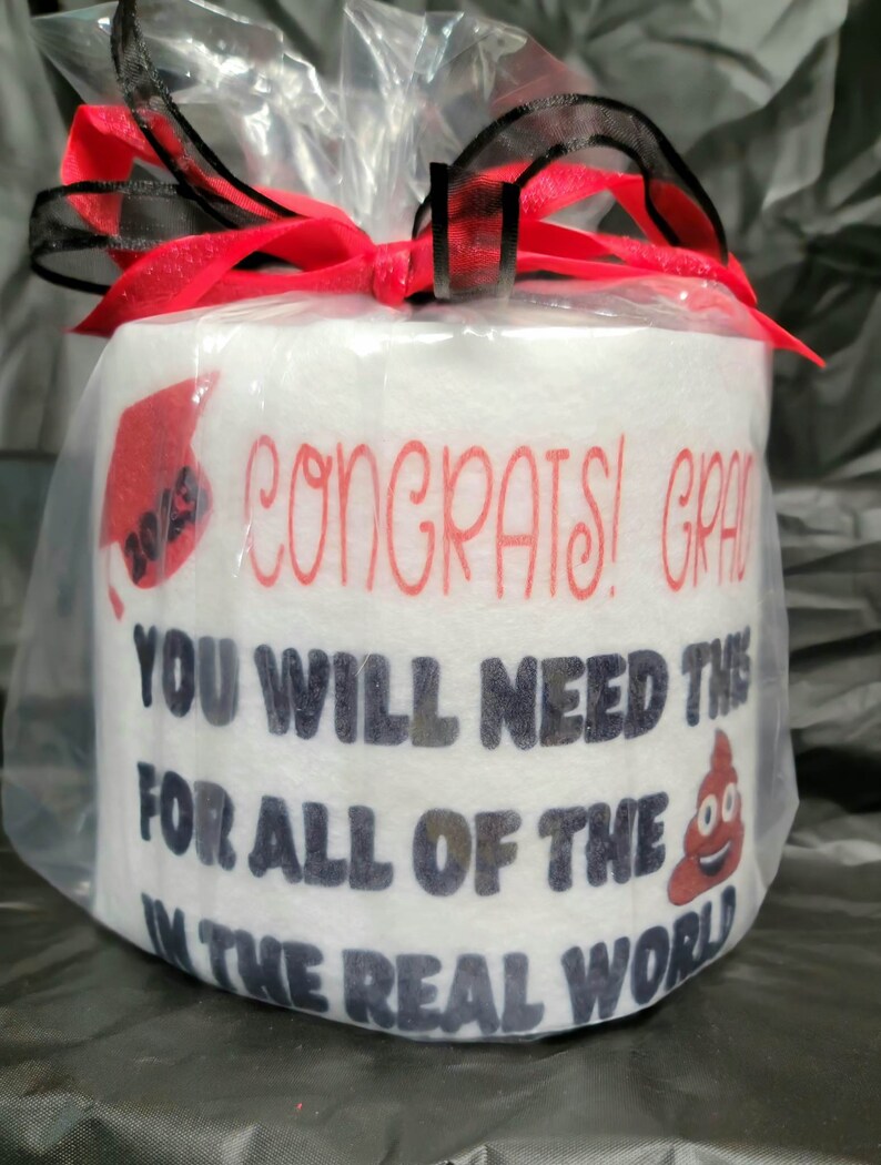 Funny Toilet Paper Graduation Gift Gag Gift 2023 Novelty Etsy