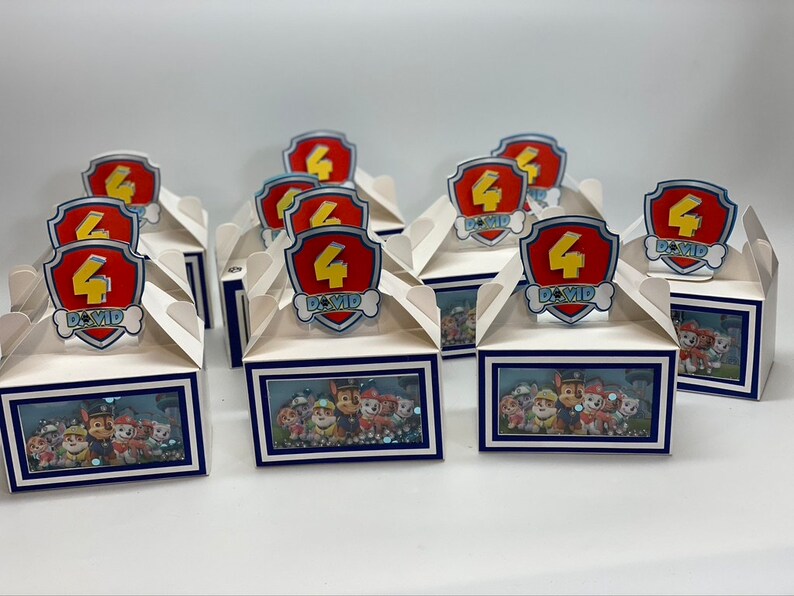 Sonic and Paw Patrol Window Gable Shaker Box. Set 0f Etsy