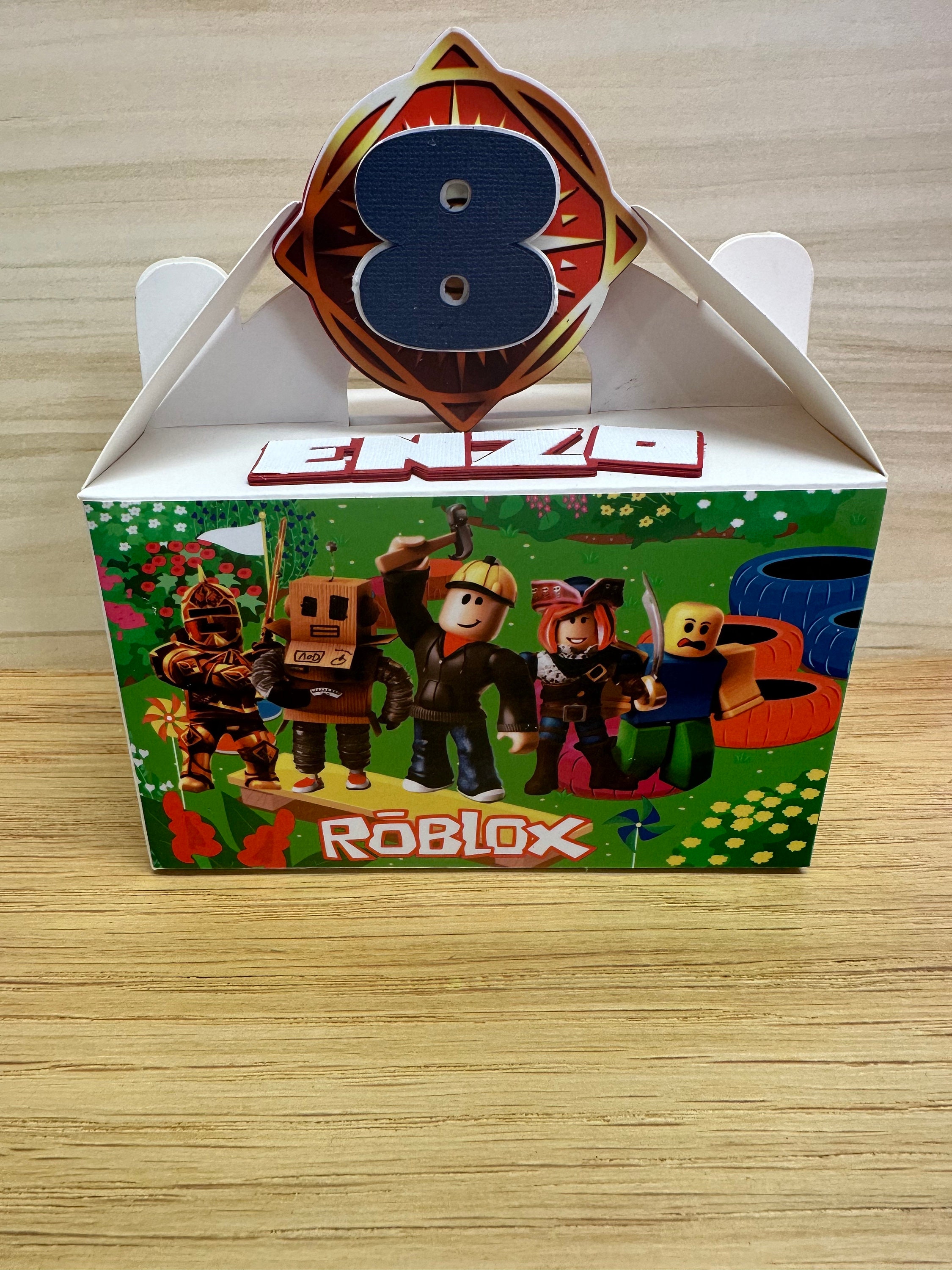 Kit 40 Artículos Recuerdos Fiesta Personalizados Roblox