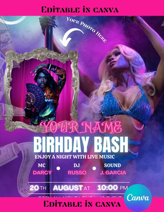 P-Valley Birthday Flyer