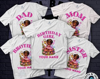 Personalized Fairy Birthday Shirts | Family Matching Party Tees