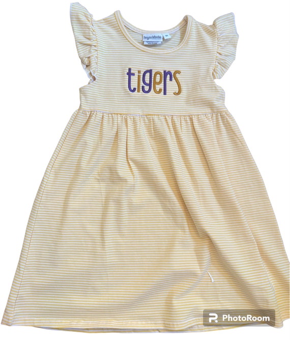 Girls LSU Tigers Game Day Dress. - Etsy