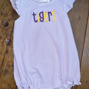 GOLD or PURPLE Tigers knit bubble