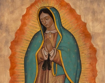 The Virgin of Guadalupe, Icon Print