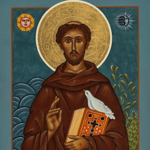 Saint Francis of Assisi, Icon Print