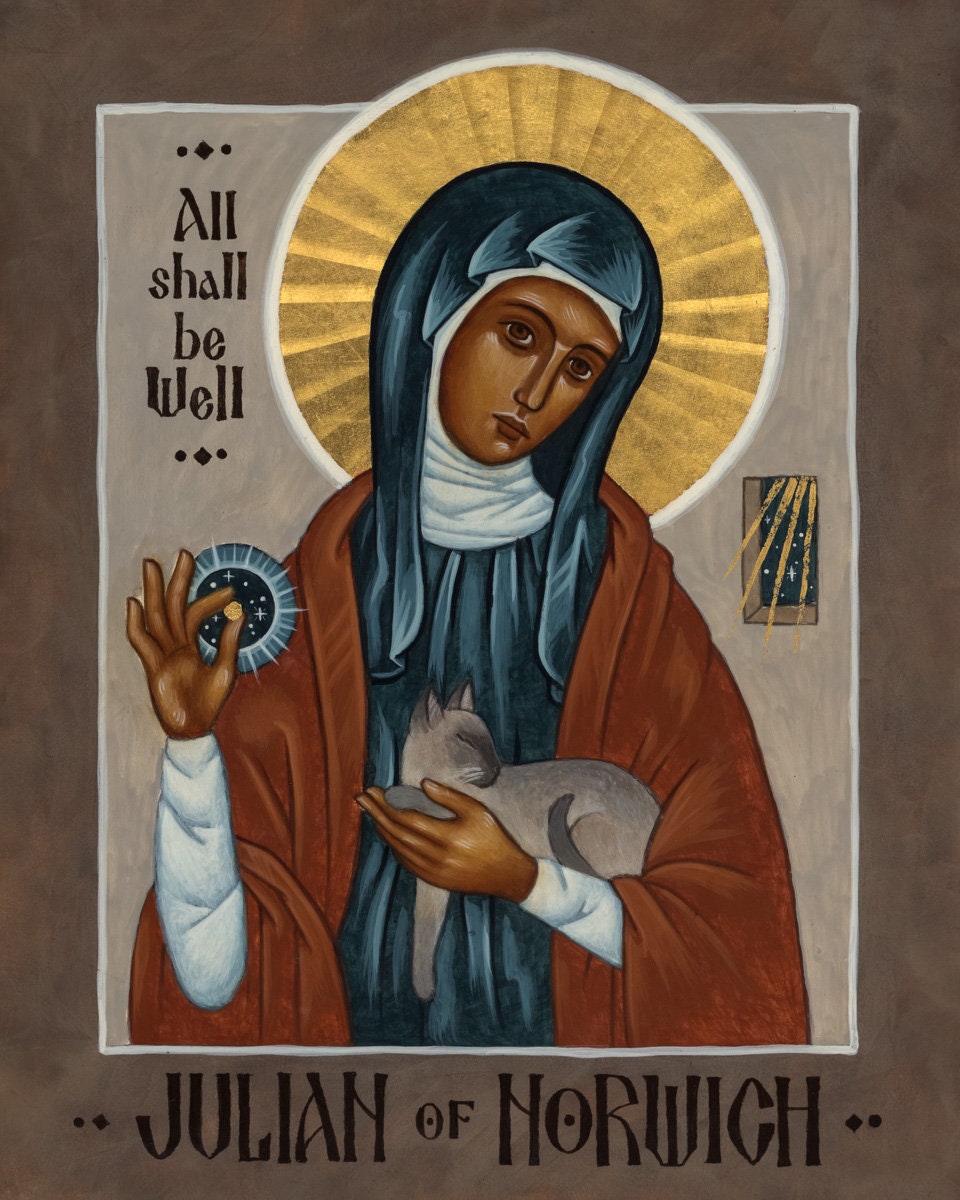 Julian of Norwich Icon Print Etsy