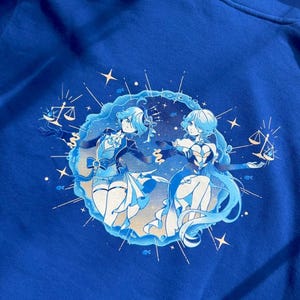 Genshin Furina + Focalors Hoodie - Streetwear Apparel Sweater