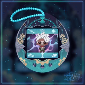 Ekko Tamagotchi 3D charm Keychain / Accessory - Arcane
