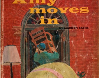 Amy Moves In • Marilyn Sachs • 1967 Scholastic 1st Edition • Vintage Teen Novel • Illustrated Paperback