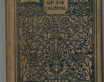 1908 Vision of Sir Launfal • Decorative Antique Poetry Book