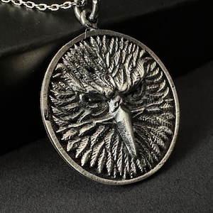 Eagle Necklace, Eagle Head Pendant, 925 Sterling Silver Eagle Portrait Necklace, Hawk Pendant, Animal Necklace, Eagle Jewelry, Gift for Him