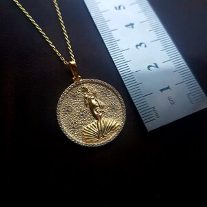 Venus Necklace, Silver Venus Pendant
