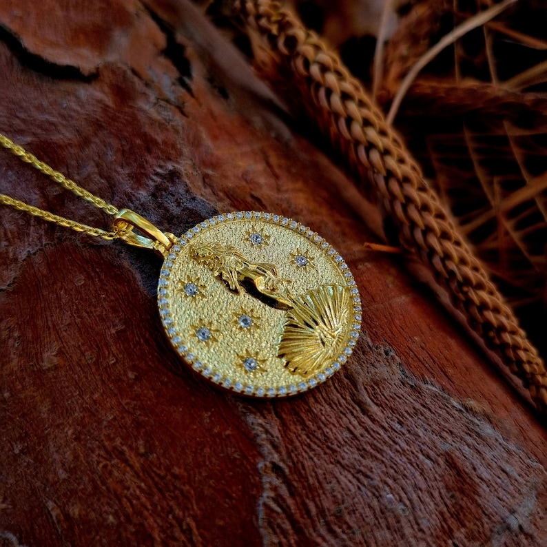 Venus Necklace, Silver Venus Pendant