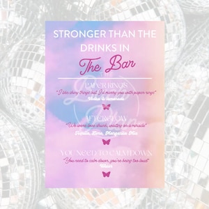 She Found Her Lover Inspired Bar Menu