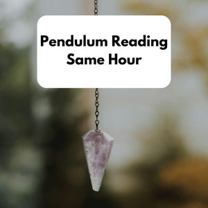 Lecture au pendule à la même heure