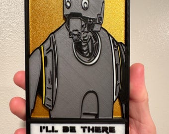 K2SO Andor 3D Printed Art Sign