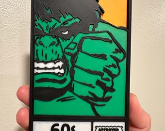 Hulk Fist 3D Printed Cornerbox Art