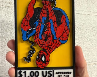Spidey 3D Printed Cornerbox Art