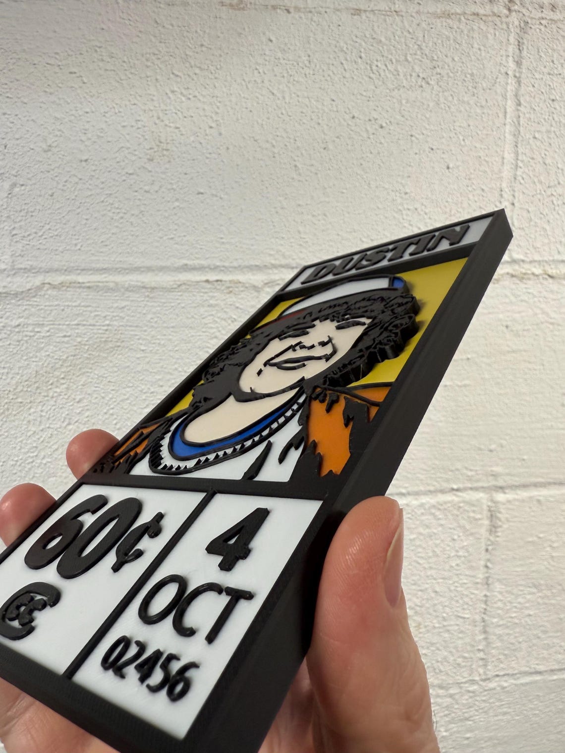 Dustin Comic Book Corner Box 3D Printed Sign - Etsy Canada