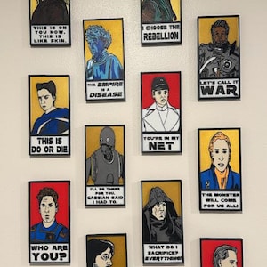 Andor Character 3D printed art signs - ENTIRE COLLECTION