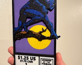 Black Panther 3D Printed Cornerbox Sign