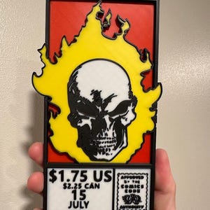 Ghost Rider 3D Printed Corner Box Sign