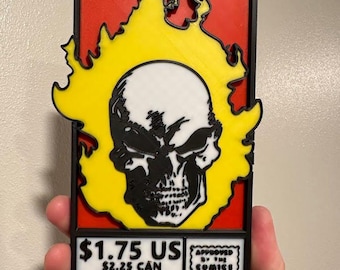 Ghost Rider 3D Printed Corner Box Sign
