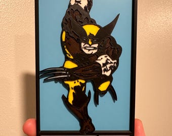 Wolverine 3D Printed Cornerbox Sign