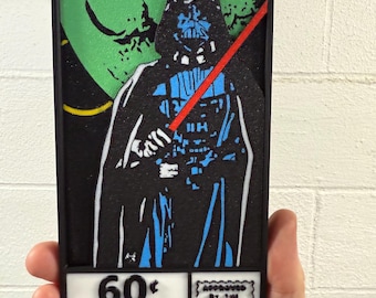 Lord Vader 3D Printed Cornerbox Sign