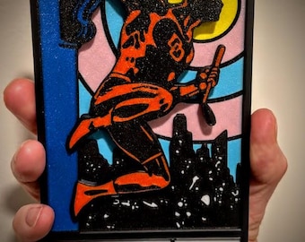 Daredevil 3D Printed Cornerbox Sign