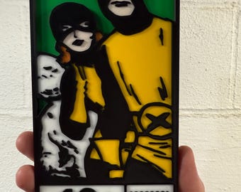X-men Number 1 3D Printed Corner Box Art