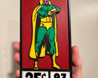 Vision 3D Printed Corner Box Art Sign