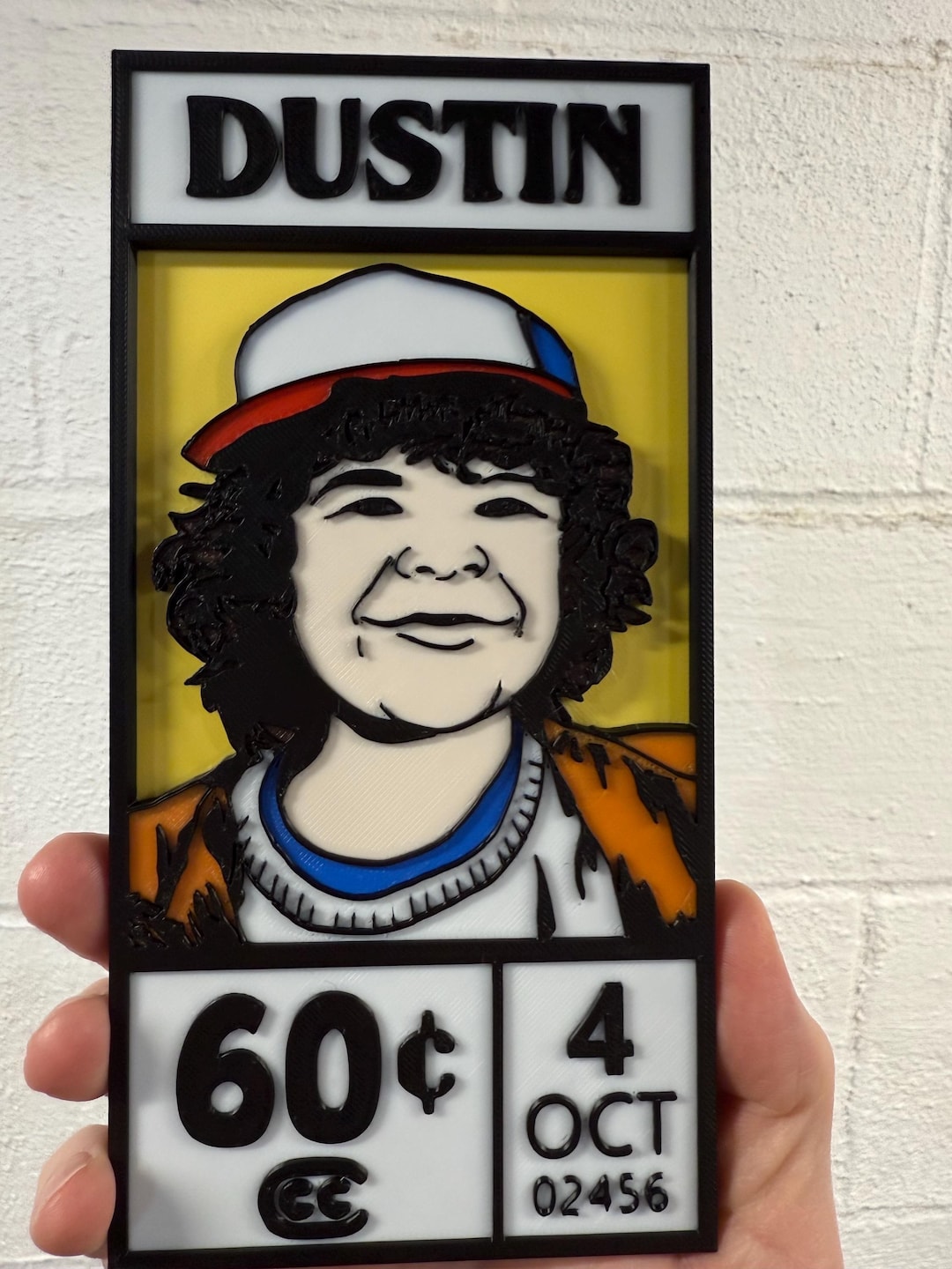 Dustin Comic Book Corner Box 3D Printed Sign - Etsy Canada