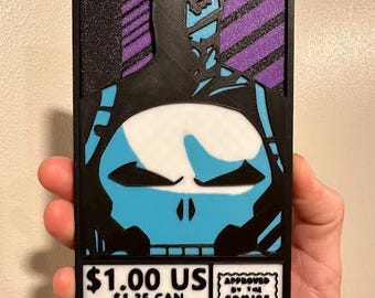 Punisher 3D Printed Corner Box Art Sign