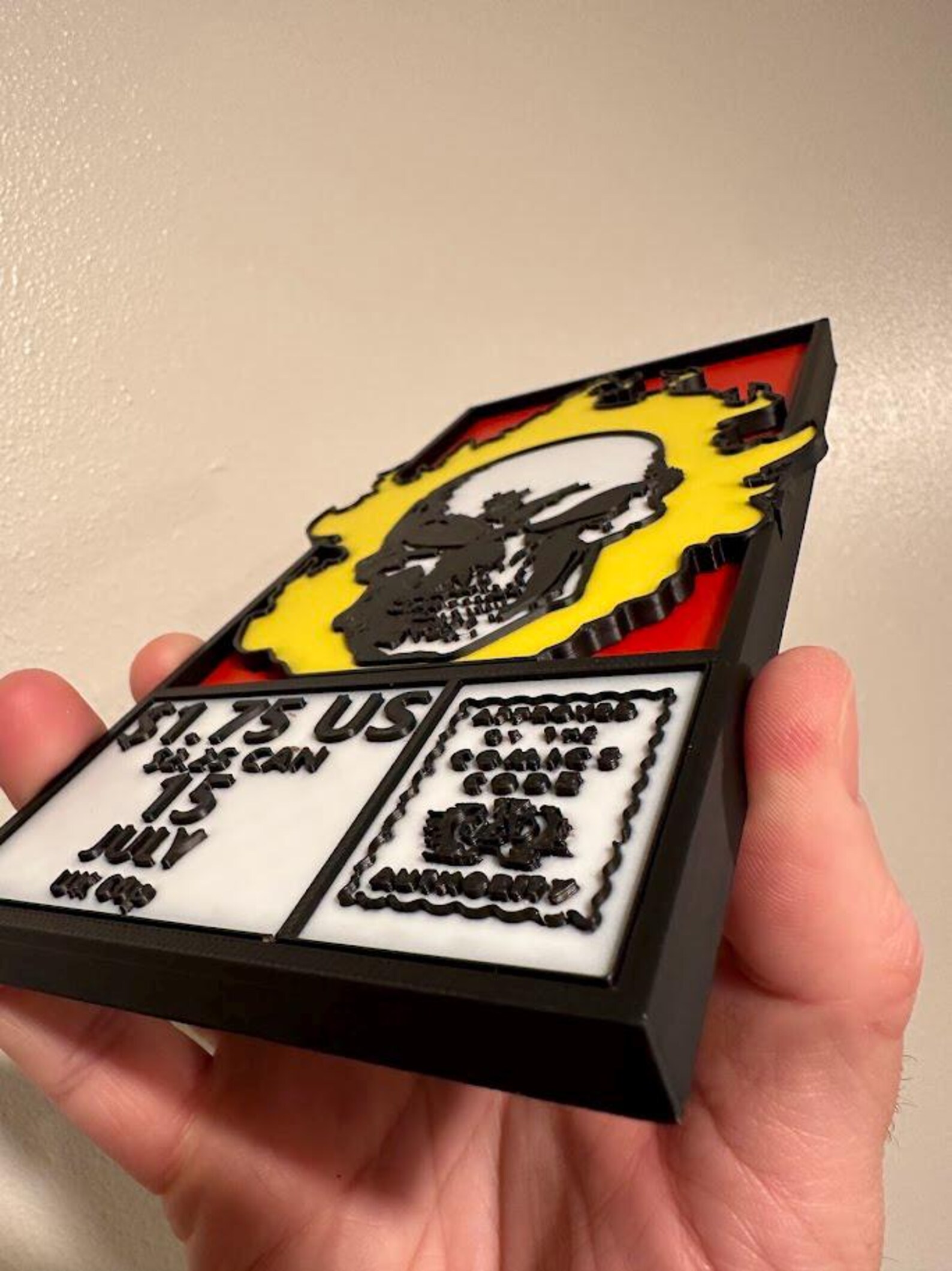Ghost Rider Sign Ghost Rider 3D Printed Corner Box Sign - Etsy