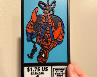 Spidey 3D Printed Cornerbox Art
