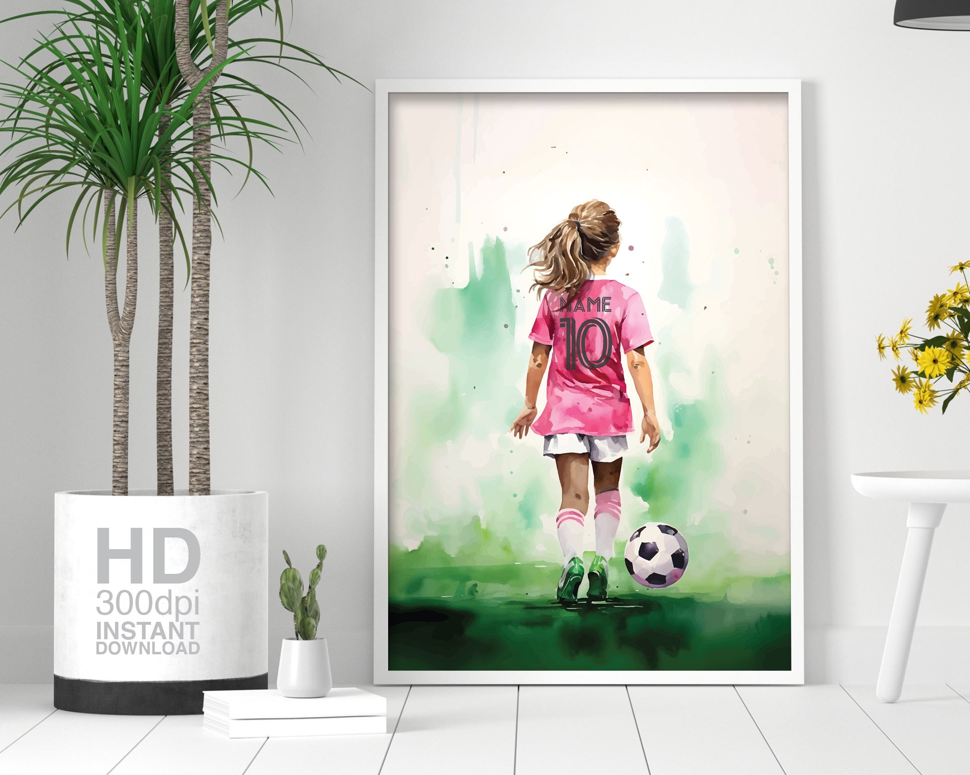 Póster for Sale con la obra «Divertido diseño de regalo de fútbol para niños  y niñas ¿Cuál es la vida sin metas» de LGamble12345