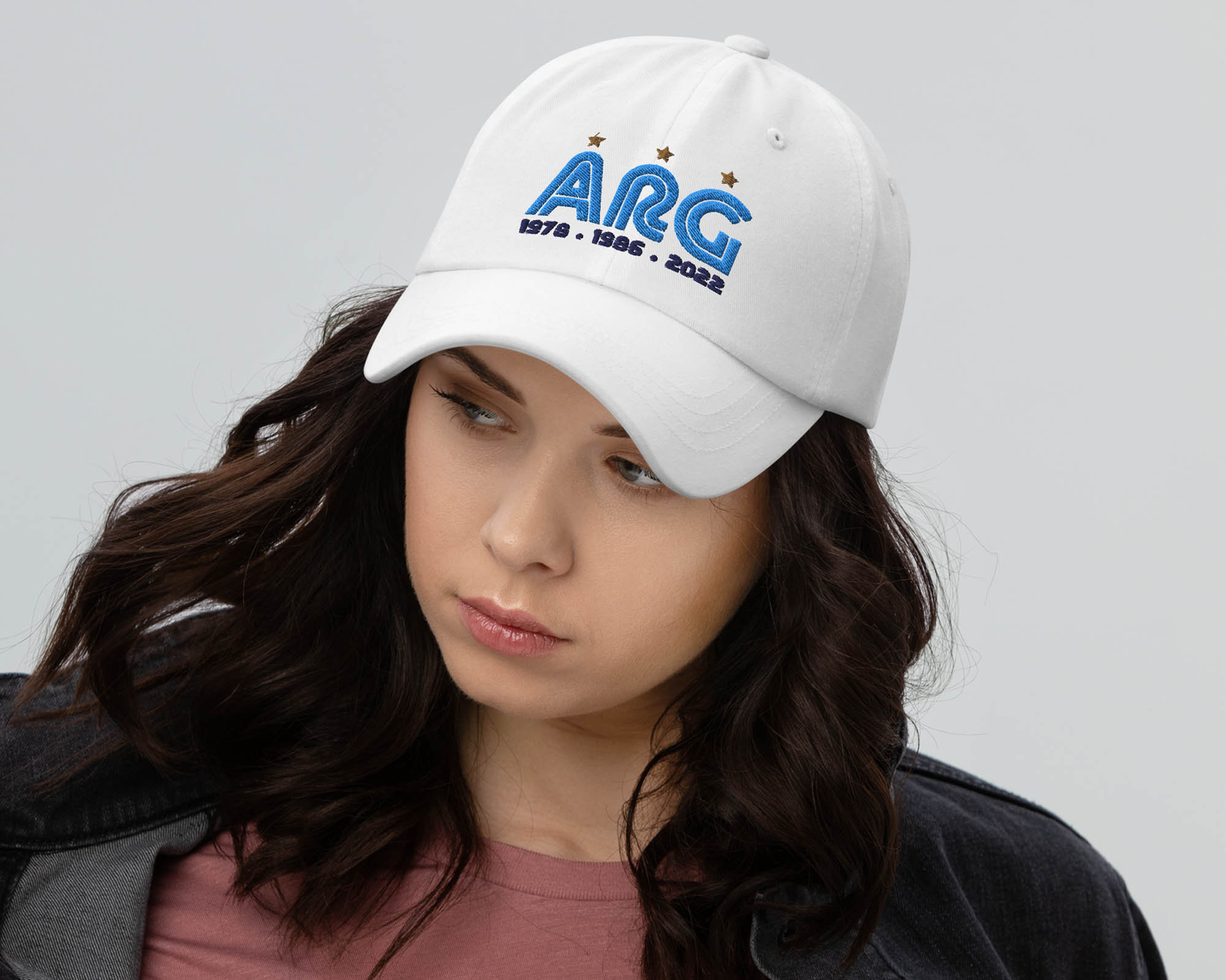 Argentina World Cup Champion White Baseball Cap Argentina - Etsy 