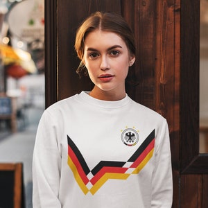 Germany 1990 Retro Football Sweatshirt | Soccer gift for German | Germany National Team | Vintage Deutschland Unisex Sweatshirt | Fussball