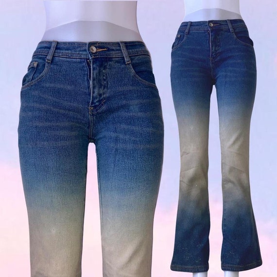 Vintage 90s y2k ombre jeans - image 1