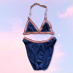 Vintage 90s y2k high cut bikini