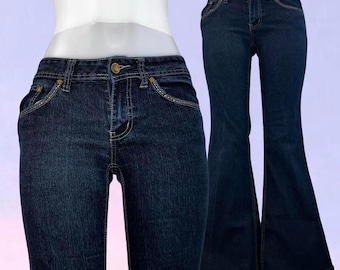 Vintage 90er Jahre y2k super ausgestellte Jeans