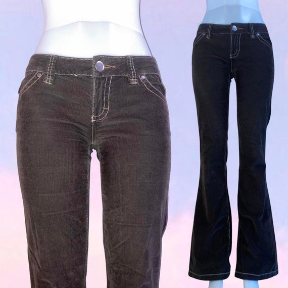 Vintage 90s y2k corduroy flare pants
