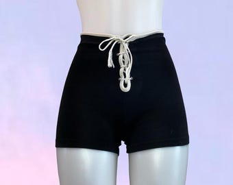 Vintage 90s y2k lace up shorts JENNYFER