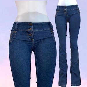 seam corset denim flare dress plein sud Montsand DENIM BLUE CORSET MIDI DRESS main image 0
