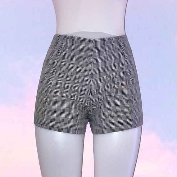Vintage 90s y2k plaid mini shorts
